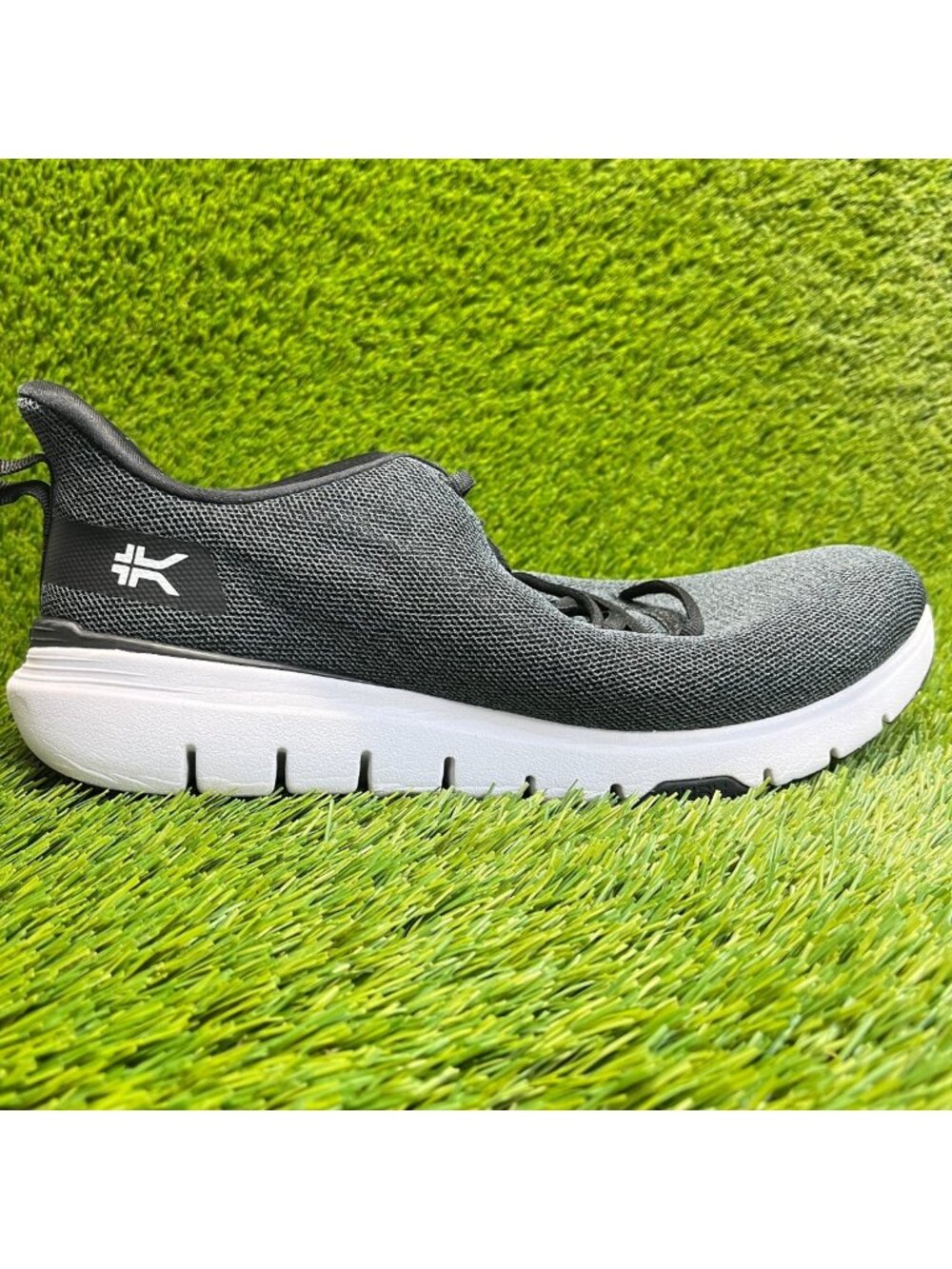 Kuru Flex Via Mens Size 12.5E Black Athletic Running Walking Shoes Sneakers